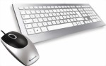 Cherry Wired Strait Keyboard + M5410 Optical Wheel Maus, silver, USB Cherry Wired Strait Keyboard + M5410 Optical Wheel Maus, silver, USB